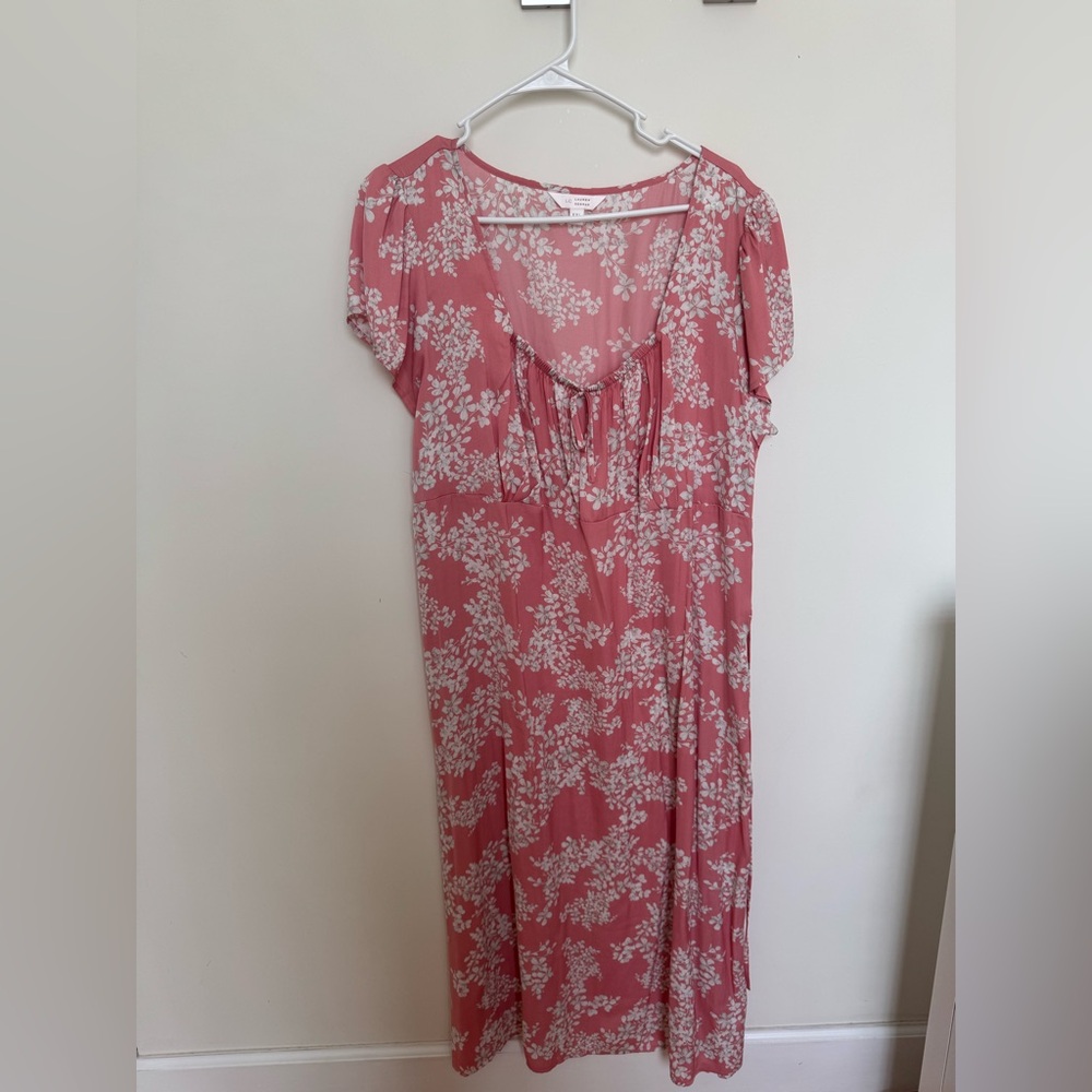 LC Lauren Conrad Blush Pink Floral Dress